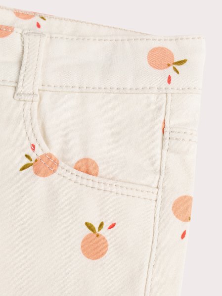 Παιδικό Σορτς για Κορίτσια White Peach