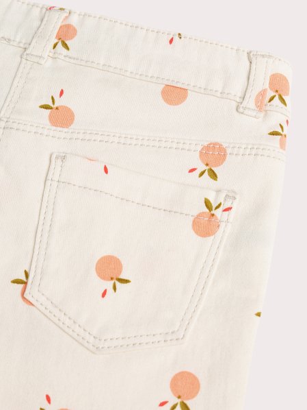 Παιδικό Σορτς για Κορίτσια White Peach