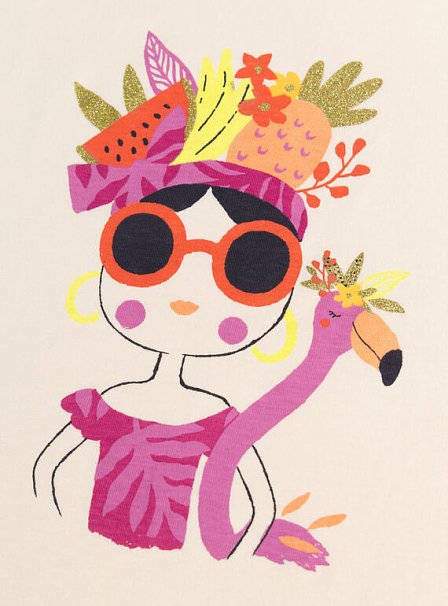 Παιδική Μπλούζα για Κορίτσια Ruffled Portrait