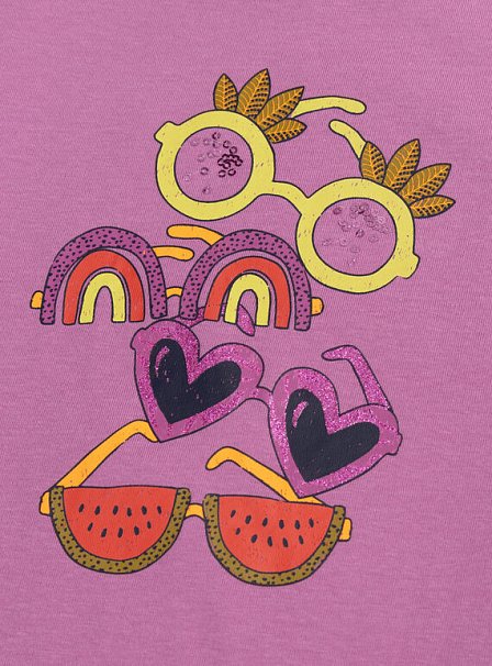 Παιδική Μπλούζα για Κορίτσια Purple Sunnies