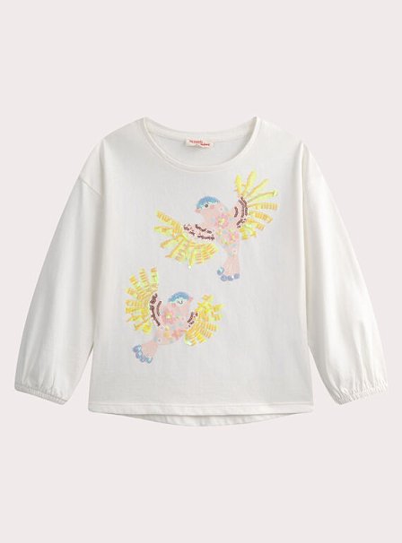 Παιδική Μπλούζα για Κορίτσια Sequined Birds