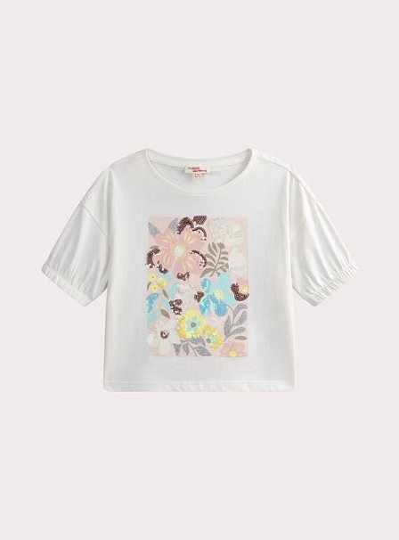 Παιδική Μπλούζα για Κορίτσια Flower Painting