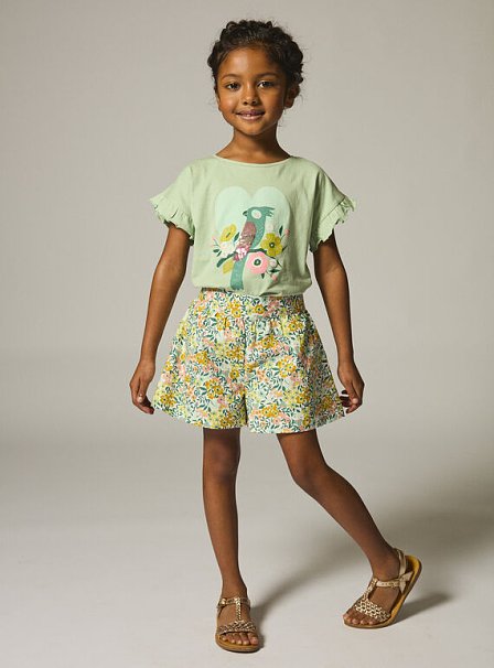 Παιδική Μπλούζα για Κορίτσια Green Parrot