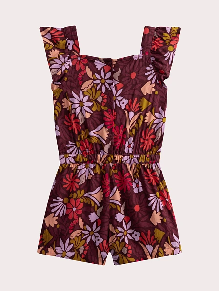 Παιδική Ολόσωμη Φόρμα για Κορίτσια Dark Floral