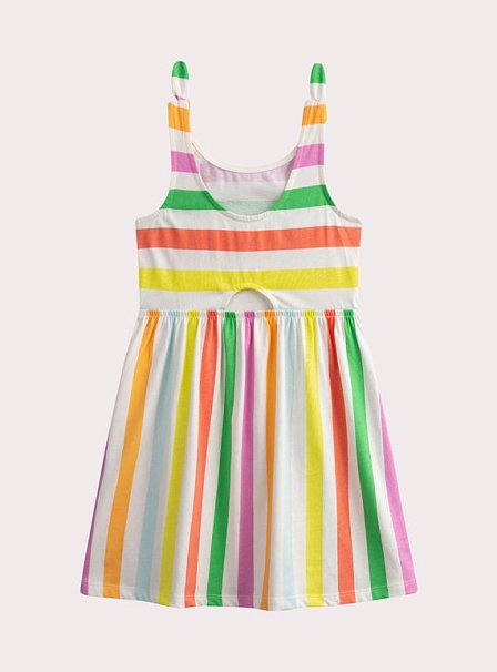 Παιδικό Φόρεμα για Κορίτσια Colourful Stripes