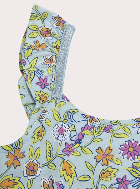 Παιδικό Φόρεμα για Κορίτσια Ruffled Floral