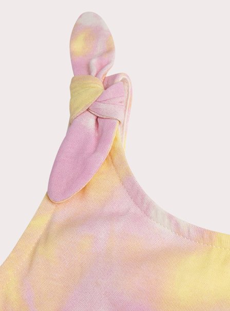 Παιδικό Φόρεμα για Κορίτσια Orange/Pink Tie-Dye