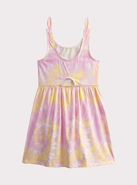 Παιδικό Φόρεμα για Κορίτσια Orange/Pink Tie-Dye