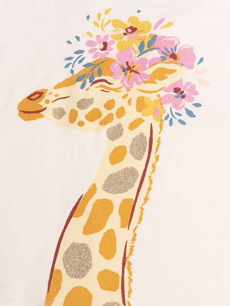 Παιδική Μπλούζα για Κορίτσια Glorious Giraffe