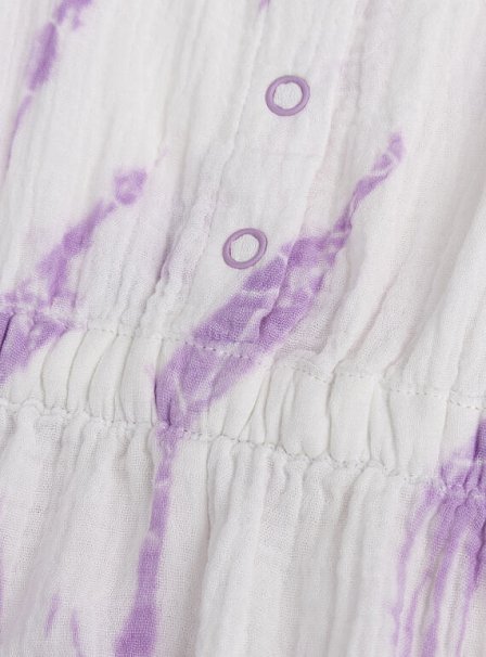 Παιδική Ολόσωμη Φόρμα για Κορίτσια Purple Tie-Dye