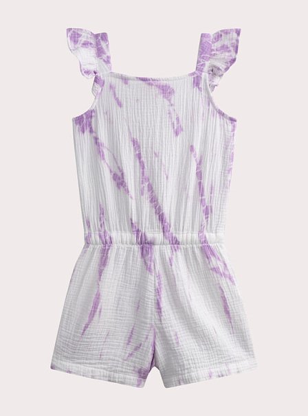 Παιδική Ολόσωμη Φόρμα για Κορίτσια Purple Tie-Dye