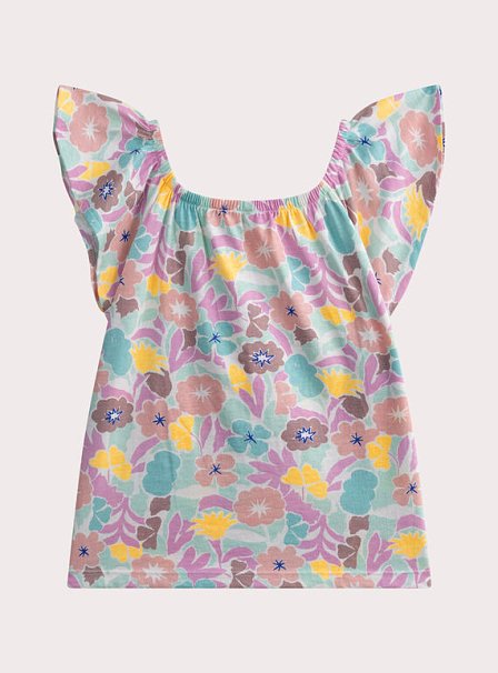 Παιδική Μπλούζα για Κορίτσια Ruffled Flowers