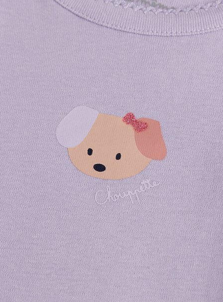 Σετ Βρεφικά Φορμάκια για Κορίτσια Purple Dog 2 τμχ