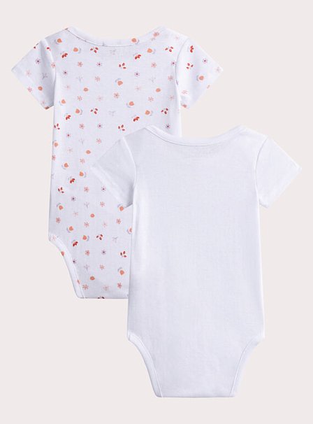 Σετ Βρεφικά Φορμάκια για Κορίτσια Belle Fleurs 2 τμχ