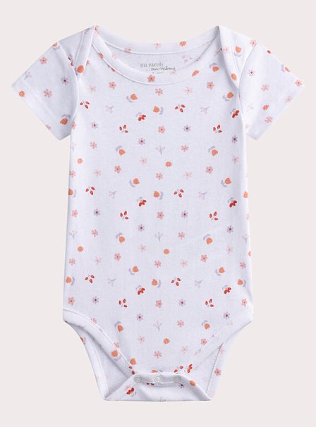 Σετ Βρεφικά Φορμάκια για Κορίτσια Belle Fleurs 2 τμχ