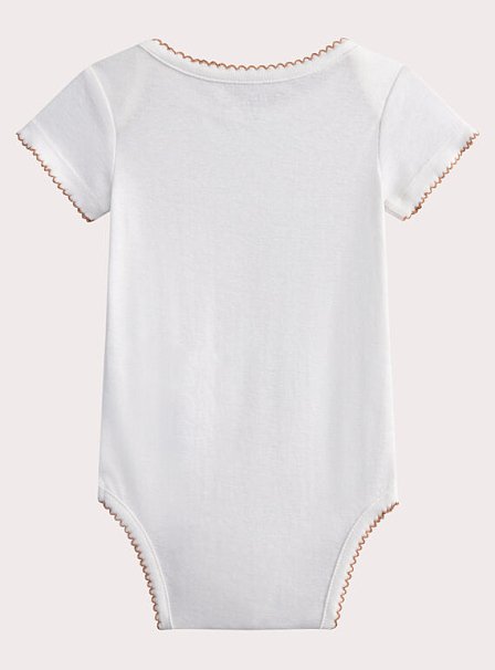 Σετ Βρεφικά Φορμάκια για Κορίτσια Orange Fleurs 2 τμχ