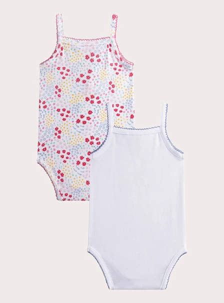 Σετ Βρεφικά Φορμάκια για Κορίτσια Jolie Fleur 2 τμχ