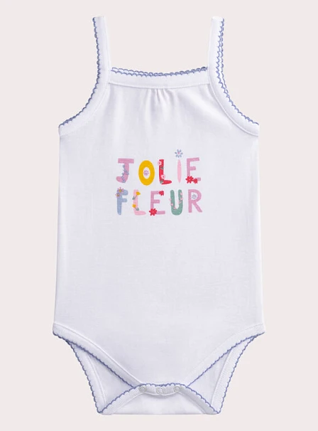 Σετ Βρεφικά Φορμάκια για Κορίτσια Jolie Fleur 2 τμχ