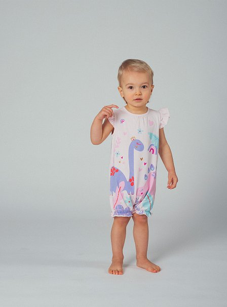 Βρεφική Πιτζάμα για Κορίτσια Dino Kingdom