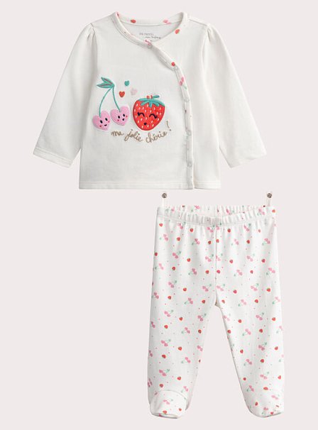 Σετ Βρεφικές Πιτζάμες για Κορίτσια Soft Fruits
