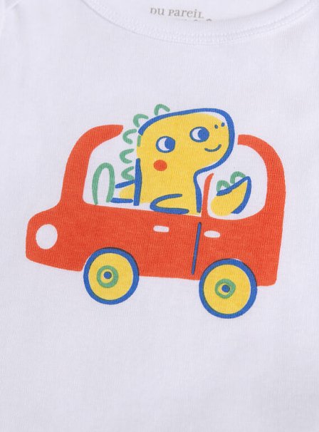 Σετ Βρεφικά Φορμάκια για Αγόρια Dino Doodles 2 τμχ