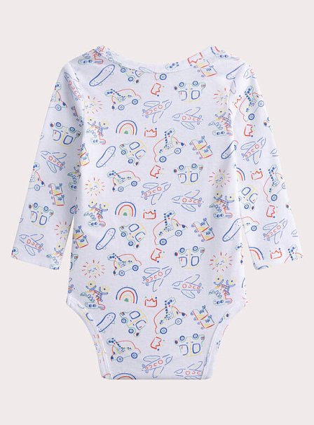 Σετ Βρεφικά Φορμάκια για Αγόρια Dino Doodles 2 τμχ