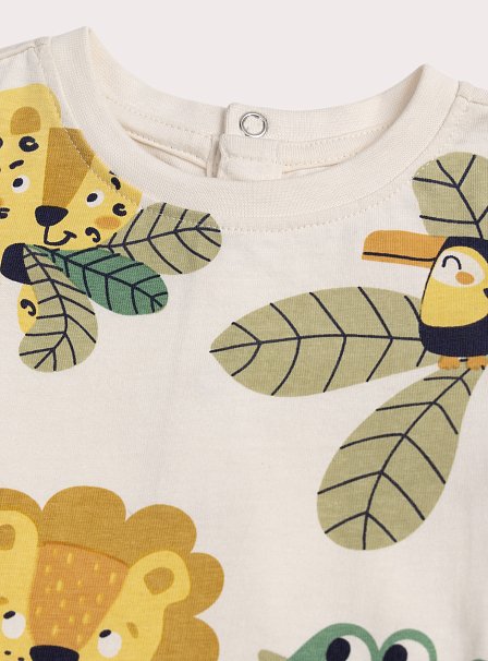Βρεφική Πιτζάμα για Αγόρια Jungle Mates