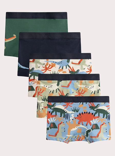 Σετ Παιδικά Εσώρουχα για Αγόρια Dino Verse 5 τμχ