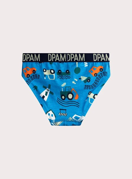 Σετ Παιδικά Εσώρουχα για Αγόρια Blue Cars 5 τμχ