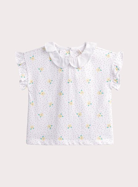 Βρεφική Μπλούζα για Κορίτσια Little Floral