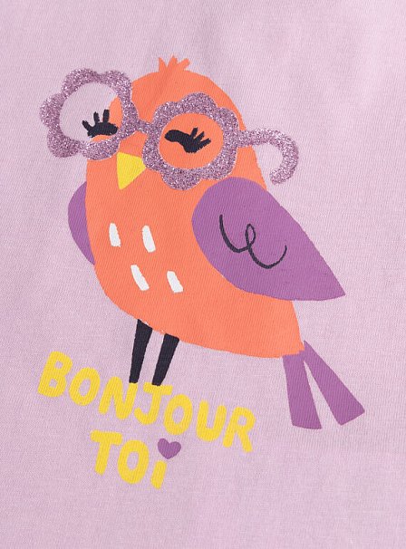 Βρεφική Μπλούζα για Κορίτσια Bonjour Toi