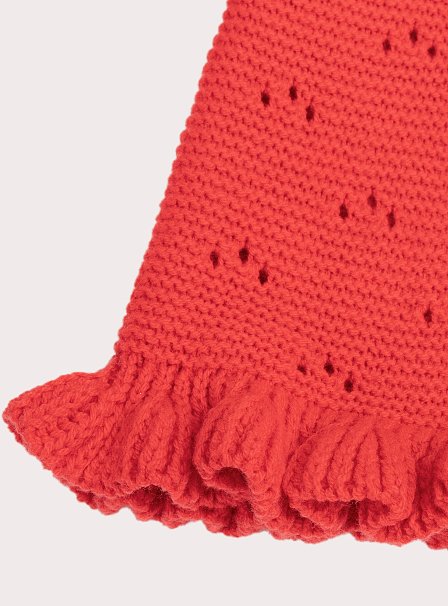 Βρεφική Ζακέτα για Κορίτσια Red Knit