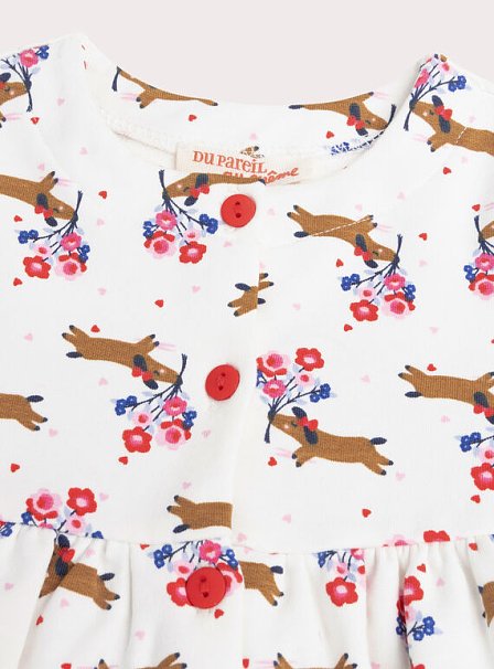 Βρεφικό Σετ για Κορίτσια Red Puppies