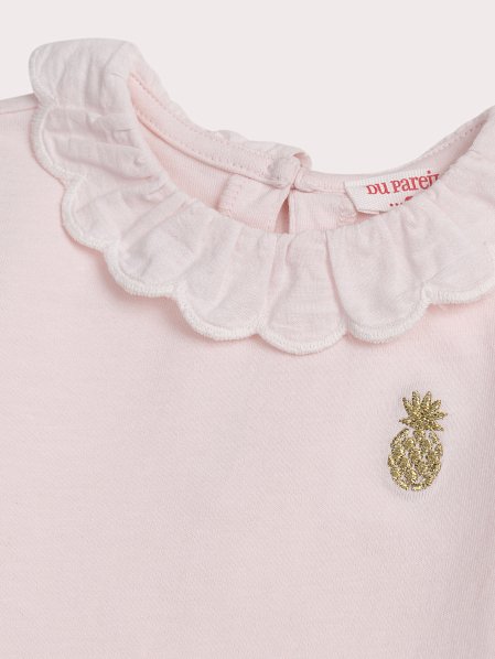 Βρεφική Μπλούζα για Κορίτσια Pink Pineapple