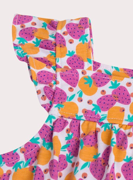 Βρεφικό Ολόσωμο Φορμάκι για Κορίτσια Funky Strawberry