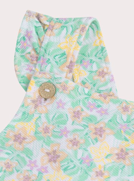 Βρεφικό Φόρεμα για Κορίτσια Flowered Green