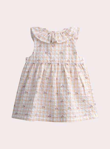 Βρεφικό Φόρεμα για Κορίτσια Floral Plaid