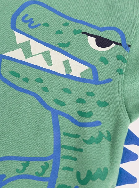 Παιδική Ζακέτα για Αγόρια Green/Blue Dino