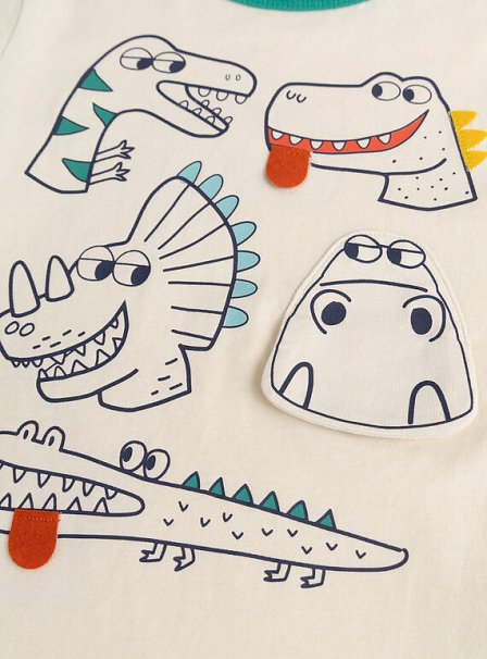 Παιδική Μπλούζα για Αγόρια Dino Crew