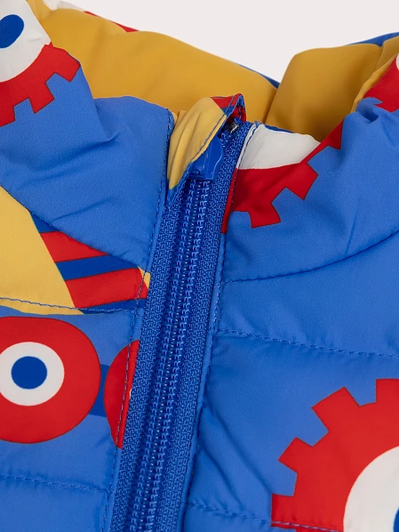 Παιδικό Αμάνικο Μπουφάν για Αγόρια Yellow Construction - 2 σε 1