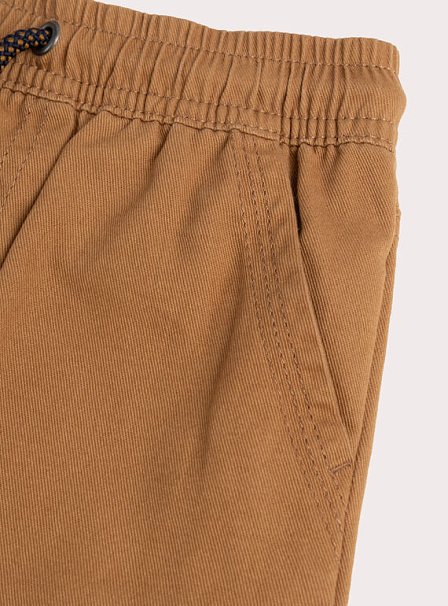 Παιδική Βερμούδα για Αγόρια Brown Twill