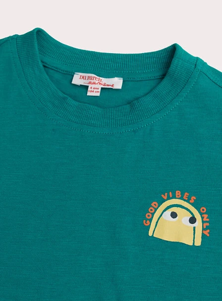 Παιδική Μπλούζα για Αγόρια Dark Turquoise Vibes