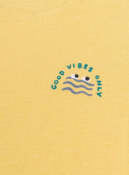 Παιδική Μπλούζα για Αγόρια Yellow Vibes