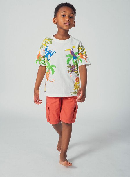 Παιδική Βερμούδα για Αγόρια Orange Cargo