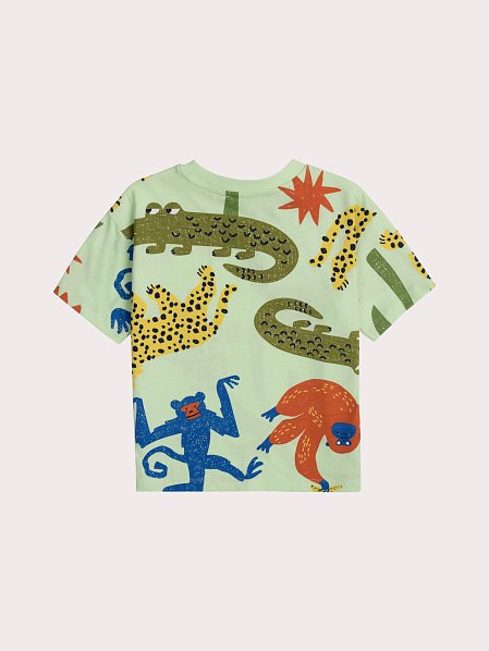 Παιδική Μπλούζα για Αγόρια Light Green Exotic