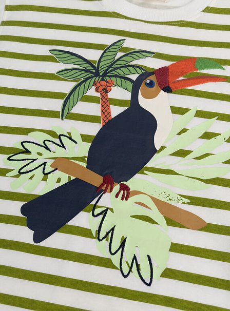 Παιδική Μπλούζα για Αγόρια Green Toucan