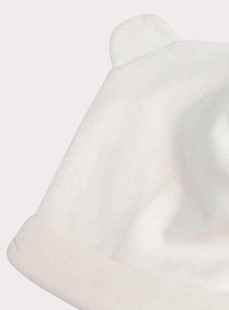 Σετ Βρεφικός Σκούφος & Γάντια Cute White