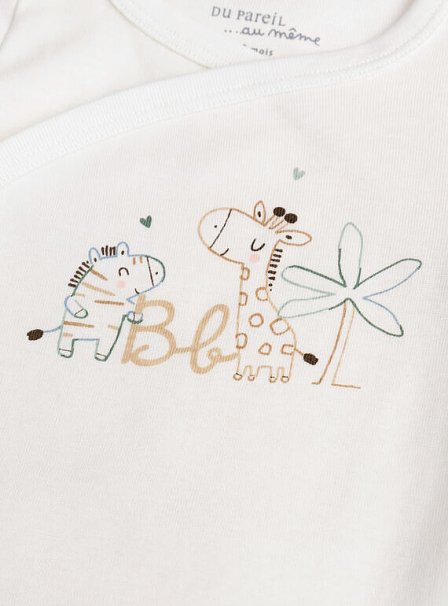 Σετ Βρεφικά Φορμάκια Cute Zoo 2 τμχ