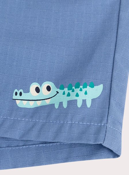Bρεφική Βερμούδα για Αγόρια Light Blue Crocodile