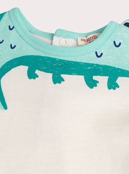 Βρεφική Μπλούζα για Αγόρια Croco Hippo